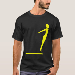 Camiseta Figura de buceo - Amarillo