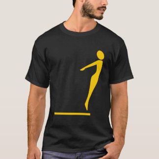 Camiseta Figura de buceo - Ámbar
