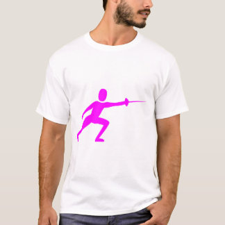 Camiseta Figura de cercado - Magenta