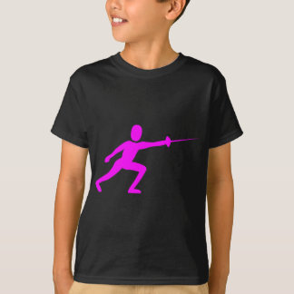 Camiseta Figura de cercado - Magenta