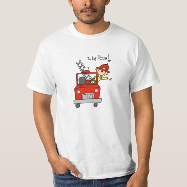 Camiseta Figura de Fireman Stick (Anverso)