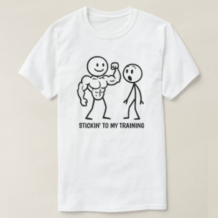 Camiseta Figura de Gym Stick