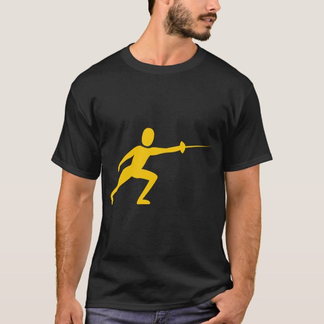 Camiseta Figura de la valla - Ámbar (Anverso)