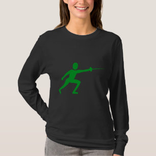 Camiseta Figura de la valla: verde de la hierba