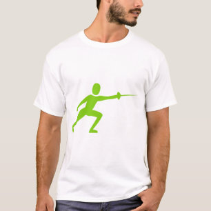 Camiseta Figura de la valla: Verde marciano