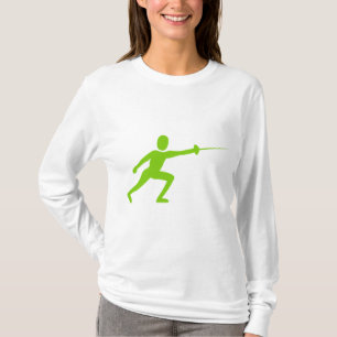Camiseta Figura de la valla: Verde marciano