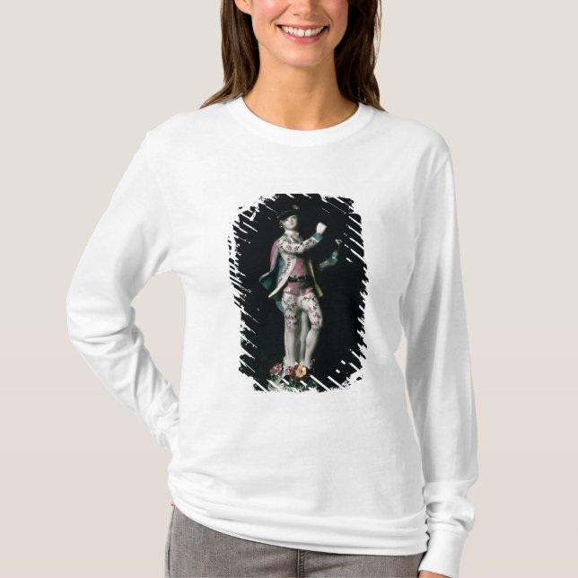 Camiseta Figura de Lowestoft de un muchacho que juega un (Anverso)