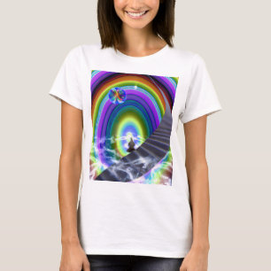 Camiseta Figura de misterio en el Stargate interdimensional