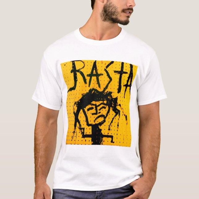 CAMISETA FIGURA DE PALITOS RASTA (Anverso)
