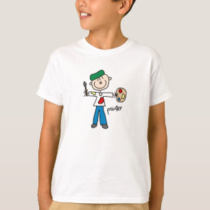 Camiseta Figura de palo de pintor