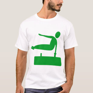 Camiseta Figura de Salto - Verde Hierba