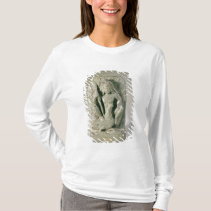 Camiseta Figura de Skanda con su pavo real, colinas de