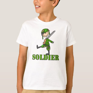 Camiseta Figura de soldado de palitos