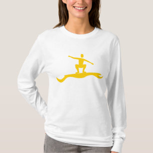 Camiseta Figura de Surfing: Ámbar