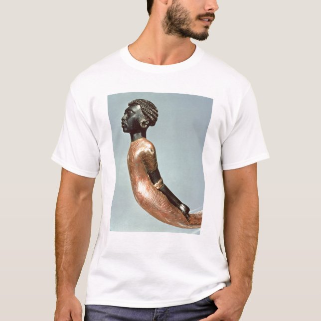 Camiseta Figura de un hombre africano del final de (Anverso)