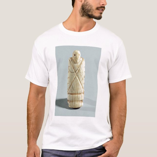 Camiseta Figura de un hombre barbudo (marfil del elefante) (Anverso)