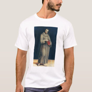 Camiseta Figura de un monje franciscano