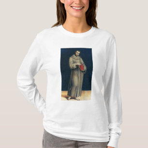 Camiseta Figura de un monje franciscano