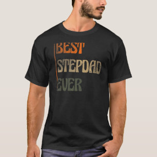 Camiseta Figura del padrastro del mejor padre de los hombre