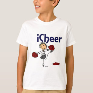 Camiseta Figura del palillo de la alegría de la animadora