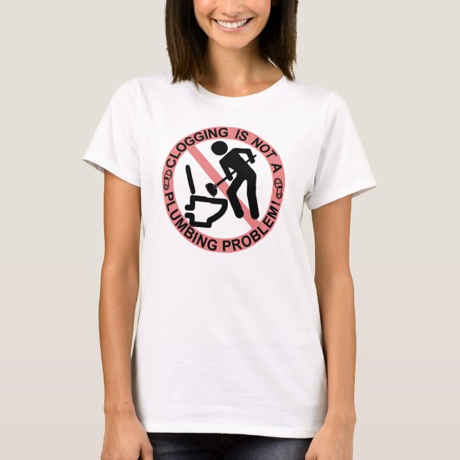 Camiseta Figura divertida bailarín de obstrucción del (Anverso)