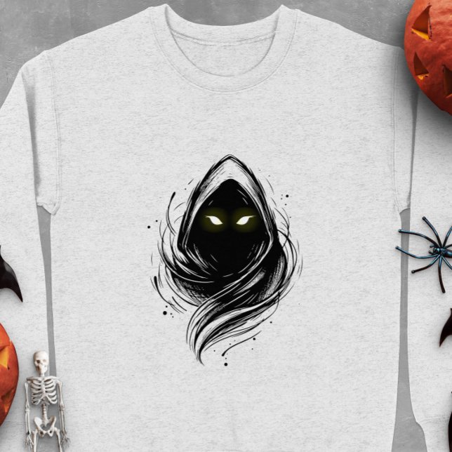 Camiseta Figura encapuchada con ojos brillantes (Subido por el creador)