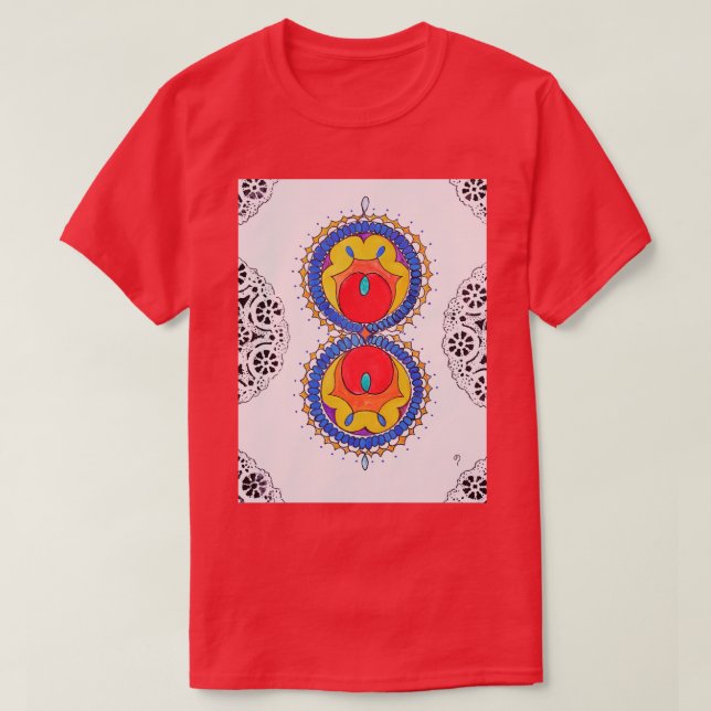 Camiseta Figura escolar Mandala (Diseño del anverso)