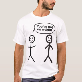 Camiseta Figura gorda del palillo