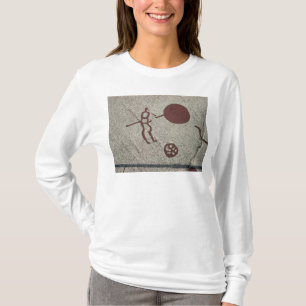 Camiseta Figura masculina con el sol