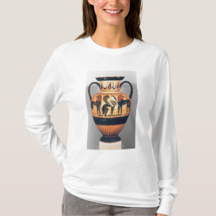 Camiseta Figura negra amphora de Chalcidian que representa