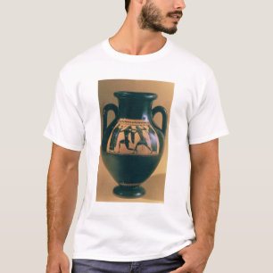 Camiseta Figura negra amphora del ático que representa