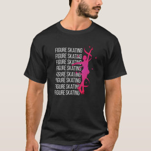Camiseta Figura Patinaje de la figura del hielo patinador