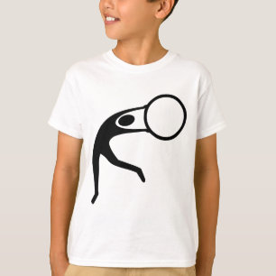 Camiseta Figura rítmica de la gimnasia - Negro