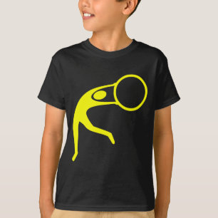 Camiseta Figura Rítmica Gimnástica - Amarillo