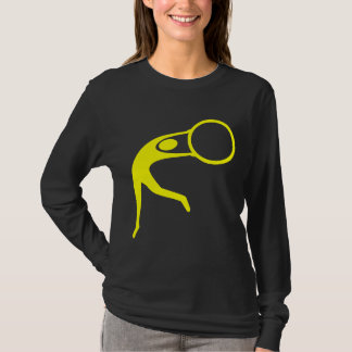 Camiseta Figura Rítmica Gimnástica - Amarillo