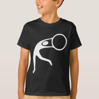 Camiseta Figura Rítmica Gimnástica - Blanco