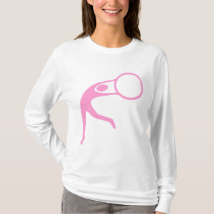 Camiseta Figura Rítmica Gimnástica - Rosa