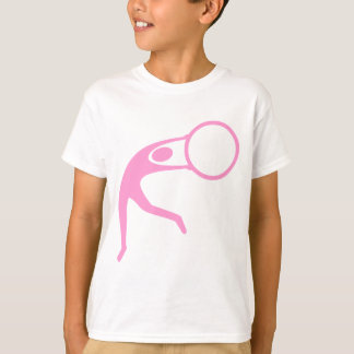 Camiseta Figura Rítmica Gimnástica - Rosa