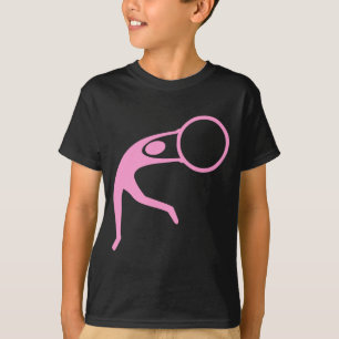 Camiseta Figura Rítmica Gimnástica - Rosa