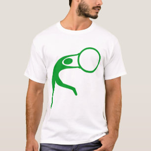 Camiseta Figura Rítmica Gimnástica - Verde de hierba