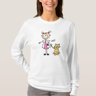 Camiseta Figura veterinaria del palillo