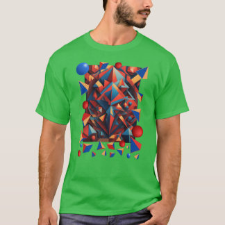 Camiseta Figuras abstractas de color