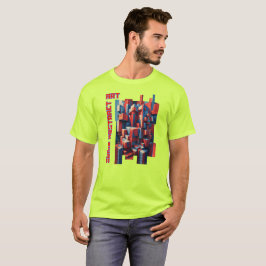 Camiseta Figuras coloridas ordenadas aleatoriamente