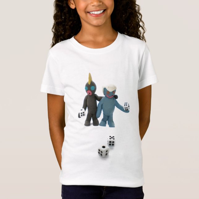 Camiseta figuras con los dados (Anverso)