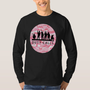 Camiseta Figuras de soldados de camuflaje de Guay