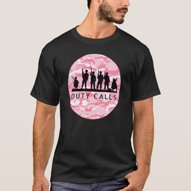 Camiseta Figuras de soldados de camuflaje de Guay (Anverso)