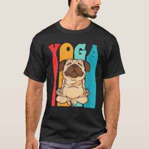 Camiseta Figuras De Yoga Para Perros De Perro Vintage Para 