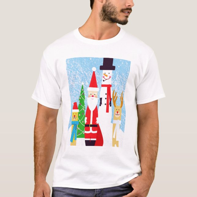 Camiseta Figuras del navidad (Anverso)