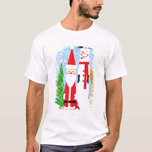 Camiseta Figuras del navidad (Anverso)