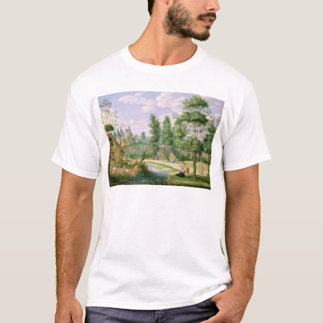 Camiseta Figuras en los argumentos de una casa de campo (Anverso)